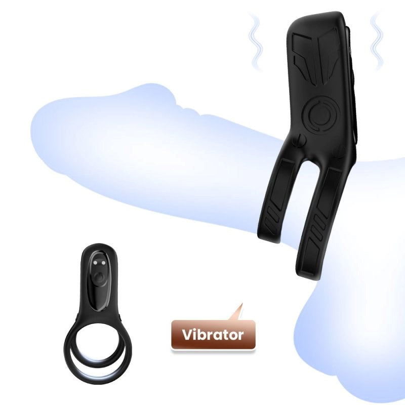 BDStyle Twisted Angel 9 Functions Royale Mens Cock Ring - - Vibrating Cock Rings