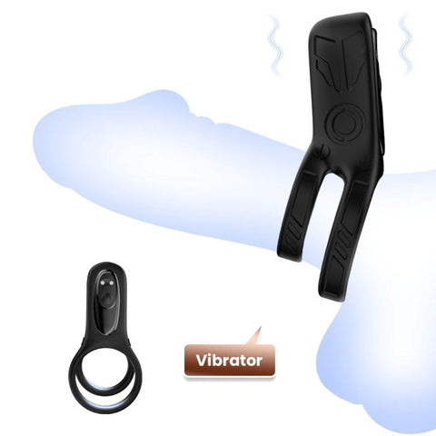 BDStyle Twisted Angel 9 Functions Royale Mens Cock Ring with Vibration - Vibrating Cock Rings