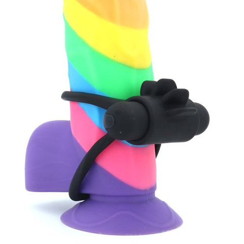 NANMA Corporation X Men Clitoris Stimulating Silicone Vibrating Cock Ring - Vibrating Cock Rings