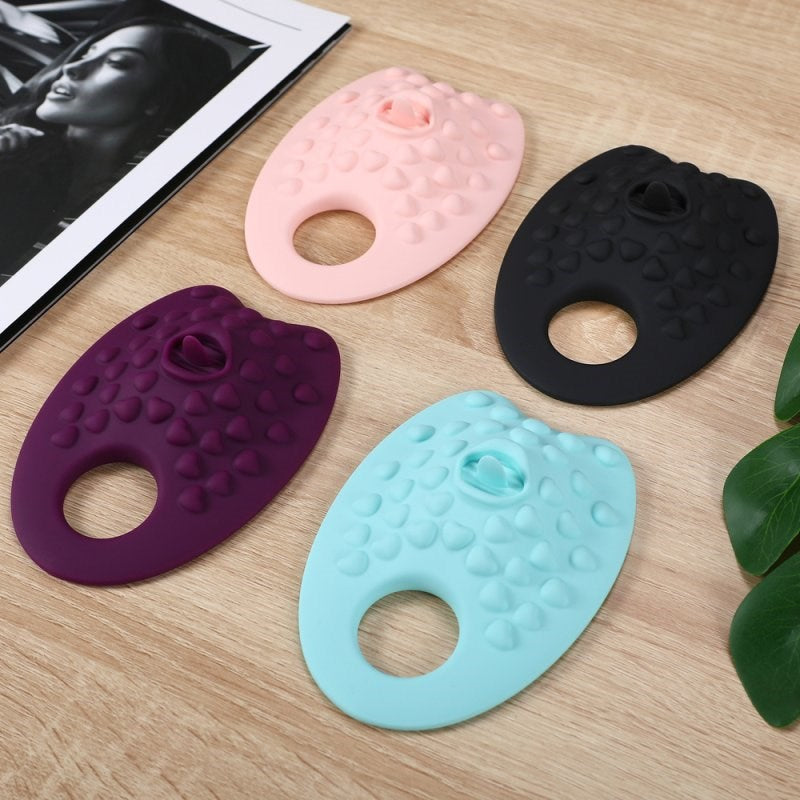 NANMA Corporation X Men 10 Functions Grinding Cock Ring With Tongue Vibrator - - Vibrating Cock Rings