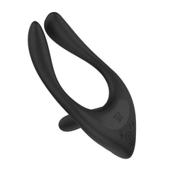 BDStyle Love Triangle Vibrating Cock Ring With 3 Motor - - Vibrating Cock Rings
