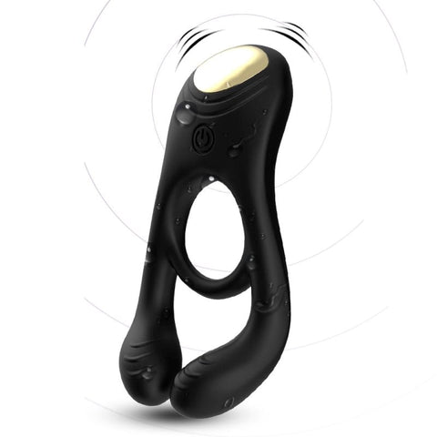 BDStyle Veyron 3 Motors 9 Functions Vibrating Cock Ring Triple Stimulation - Vibrating Cock Rings