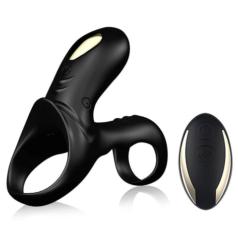 BDStyle Wireless Ranger Silicone Double Cock Rings for Enhanced Erections - Vibrating Cock Rings