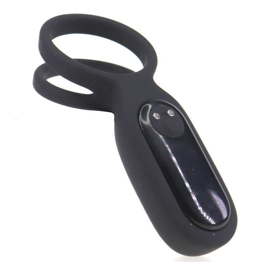 S Hande Squidward 9 Frequency Vibration Cock Ring Black with 9 Vibration Patterns - - Vibrating Cock Rings
