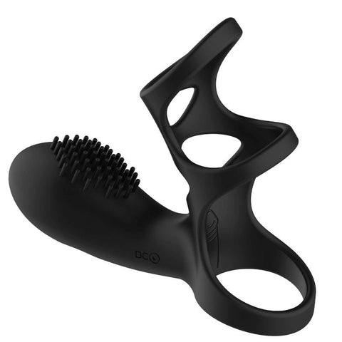 Mannuo Kayla 10 Functions Vibrating Cock Ring with Wireless Remote Control - Vibrating Cock Rings