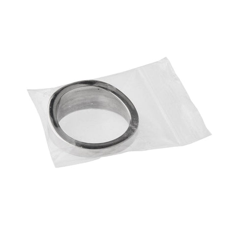 BDStyle Stainless Steel Chrome Rooster Penis Ring with Firm Erection Control - Steel Cock Rings
