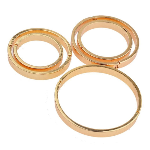 BDStyle Delayed Ejaculation Male Metal Cock Ring with Ribbed Texture - Steel Cock Rings