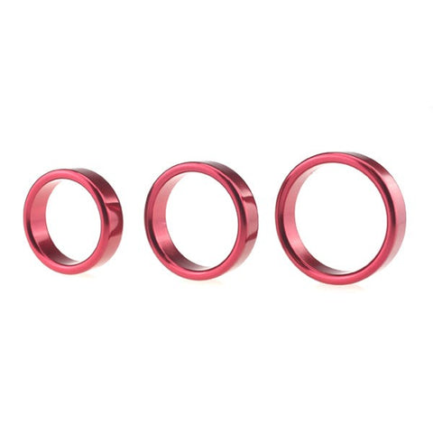 BDStyle Colorful Aluminum Erection Enhancer Cock Ring Small Premium Quality - Steel Cock Rings