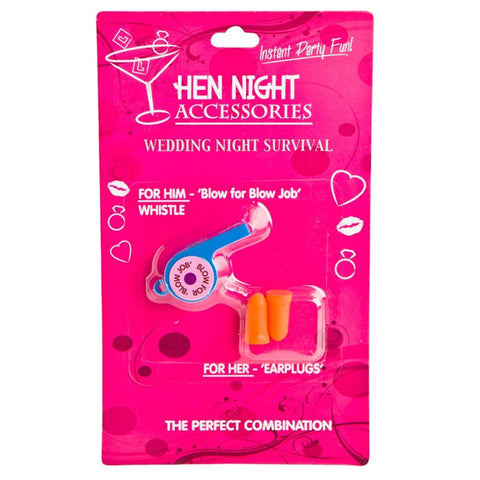 Seven Creations Hen Night FOR HIM Blow For Blow Job Whistle Party Accessory - Party Gifts and Novelties