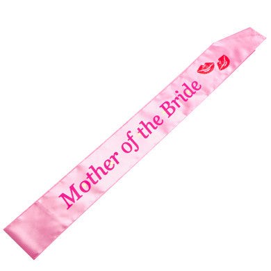 MDI Australia MDI Pink Flashing Mother Of The Bride Sash Premium Silk - - Party Gifts and Novelties