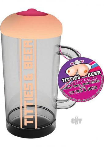 Hua Novelties Titties and Beer Boobie Shape Party Mug with Dual Drinking Function - Party Gifts and Novelties