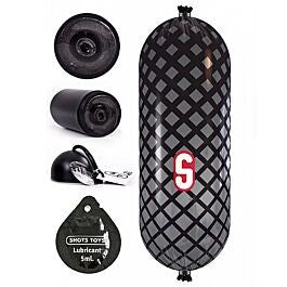 Shots Toys Sausage S Hard Anal Masturbator Premium Silicone Construction - - Masturbators and Strokers