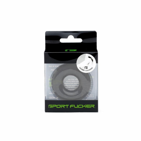 Sport Fucker Chubby Rubber Stretchy Cock Ring Premium TPR Silicone Blend - Stretchy Cock Rings