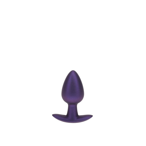 Shots Toys OUCH! Metallic 7.9 cm Medium Waterproof Butt Plug Premium Silicone - Butt Plugs