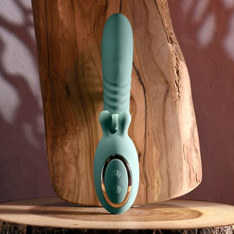 Evolved THRUST INTO ECSTASY Thrusting G Spot Vibrator with Dual Motor Technology - G-Spot Vibrators