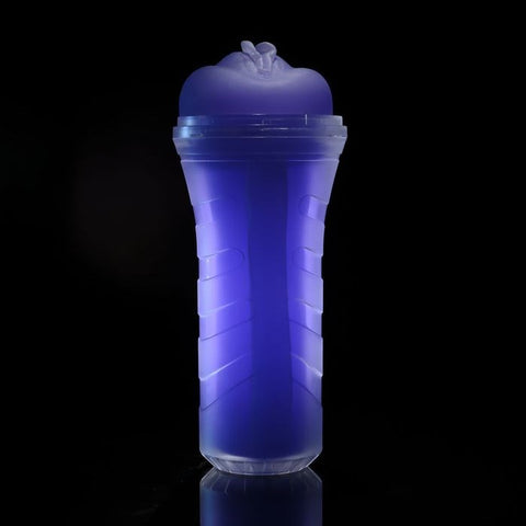 Evolved Zero Tolerance POP ON THE GLOW Realistic Male Stroker Purple Glow - Masturbators and Strokers