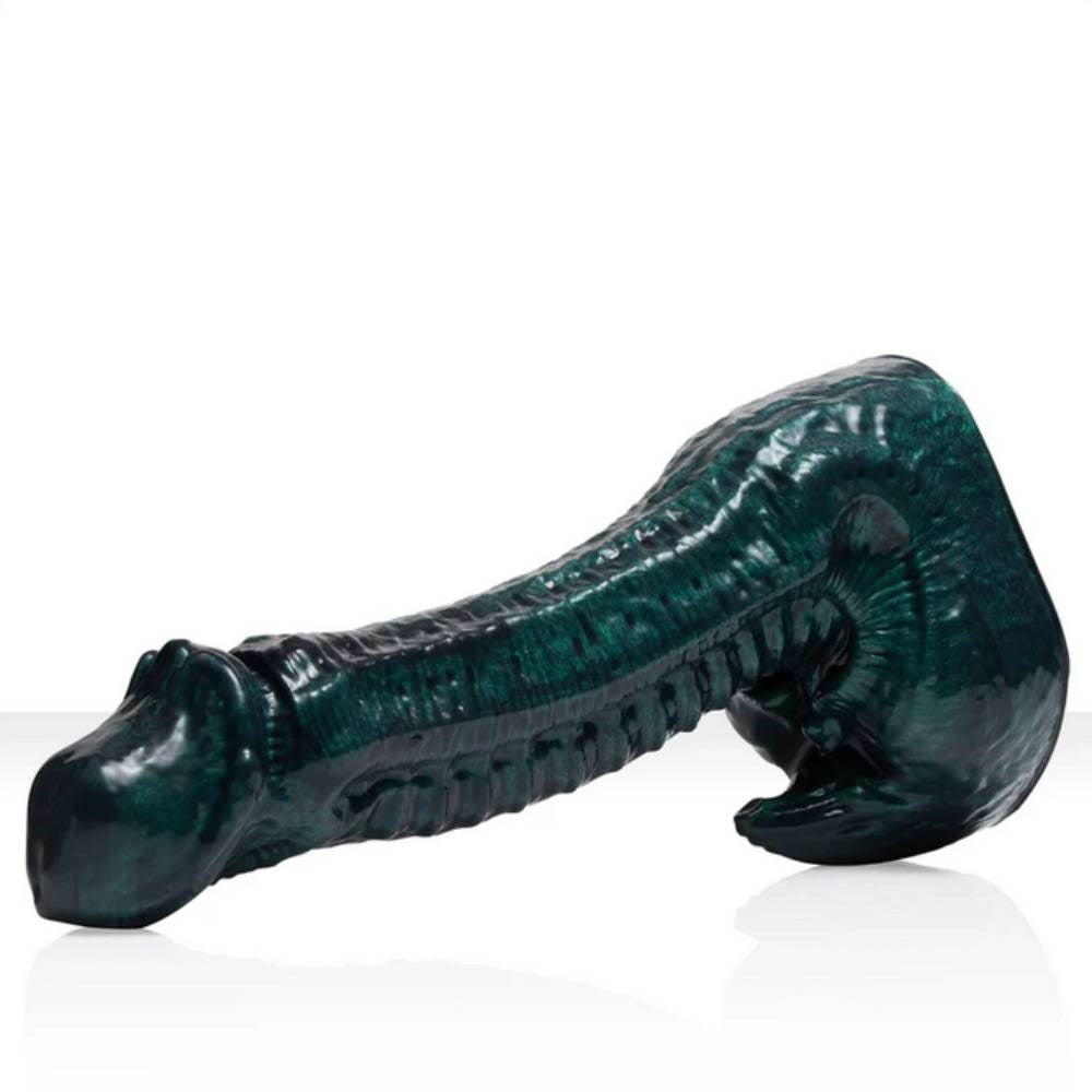 Fleshlight Freaks Alien King Realistic Fantasy Dildo Ribbed Silicone - - Realistic Dildos