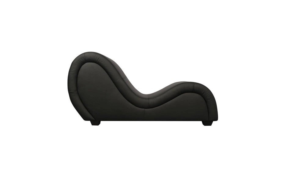Daytona Kama Sutra Mebon Chaise Love Lounge Leather Black - - Sex Furniture