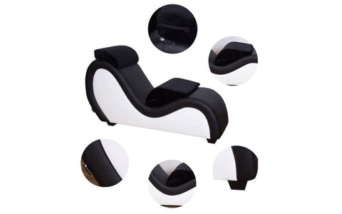 Doc Johnson Daytona Kama Sutra Mebon Chaise Love Lounge Red Dual Height Design - Sex Furniture