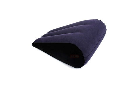 Doc Johnson Daytona Inflatable Sex Positioning Tapered Wedge Cushion Premium Suede - Sex Furniture