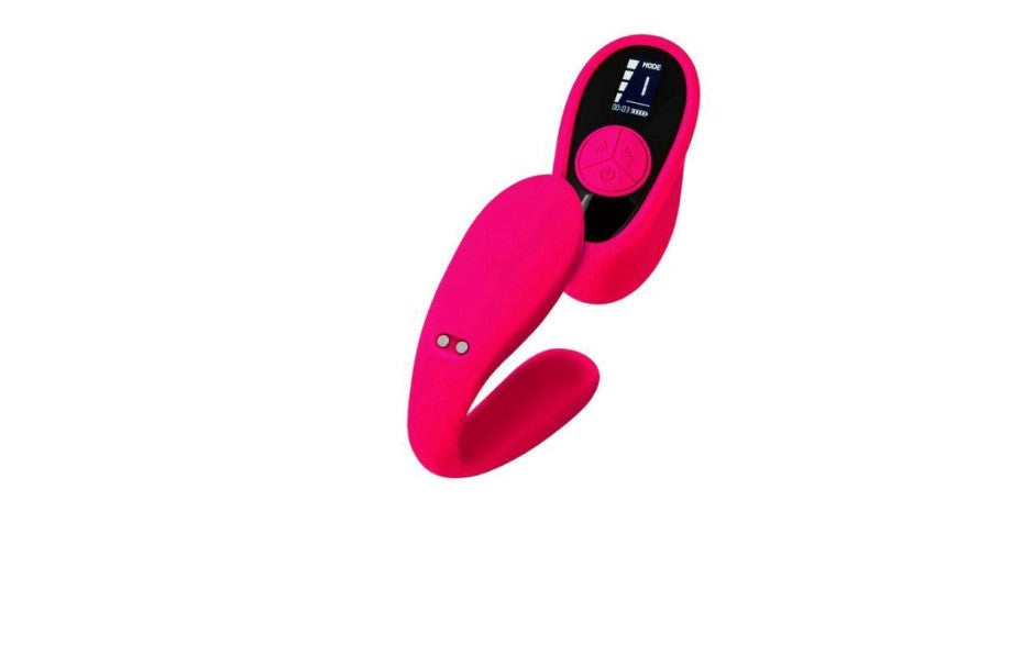 eroTEQ Remote Controlled Dual Motor Couples Vibrator with LCD Remote - - Sex Toys For Couples
