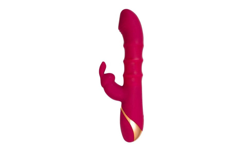 JOS Tenty Multi Function Rabbit Vibrator with Moving Shaft Rings Dual Action - - Rabbit Vibrators
