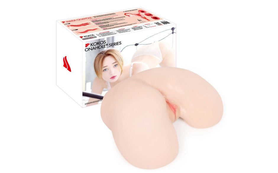 Kokos Maria Onahole 3 Ultra Realistic Male Masturbator Life Size TPE - - Realistic Butts And Vaginas