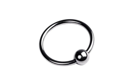 ToyFa Metal Male Penis Head Ring 25mm Penis Head Stimulation - - Steel Cock Rings