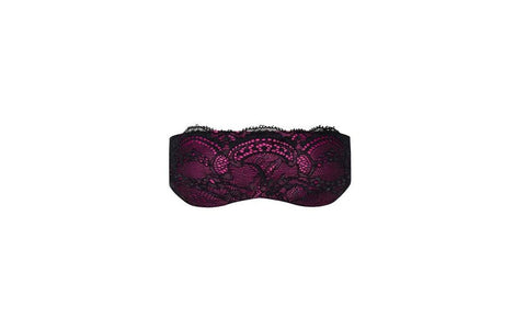 Obsessive Roseberry Feminine Eye Mask With Lacy Adornments for Intimate Play - Masks And Blindfolds