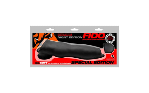 OxBalls Fofter Rubbery FIDO Cocksheath Night Edition with Built in Cocksling - Penis Sleeves and Extenders