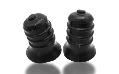 OxBalls Ribnibs Curved Springy Ribbed Nipple Suckers Night Edition Nipple Suckers - Nipple and Clit Clamps