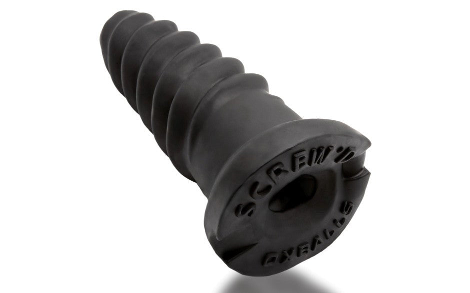 OxBalls Screwdhole Screwd In Open Tip Male Masturbator Night Edition Textured - - Masturbators and Strokers