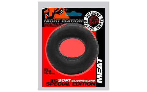 OxBalls Meat Big Bulge Stretchy Cock Ring Night Edition Silicone Penis Ring - Stretchy Cock Rings