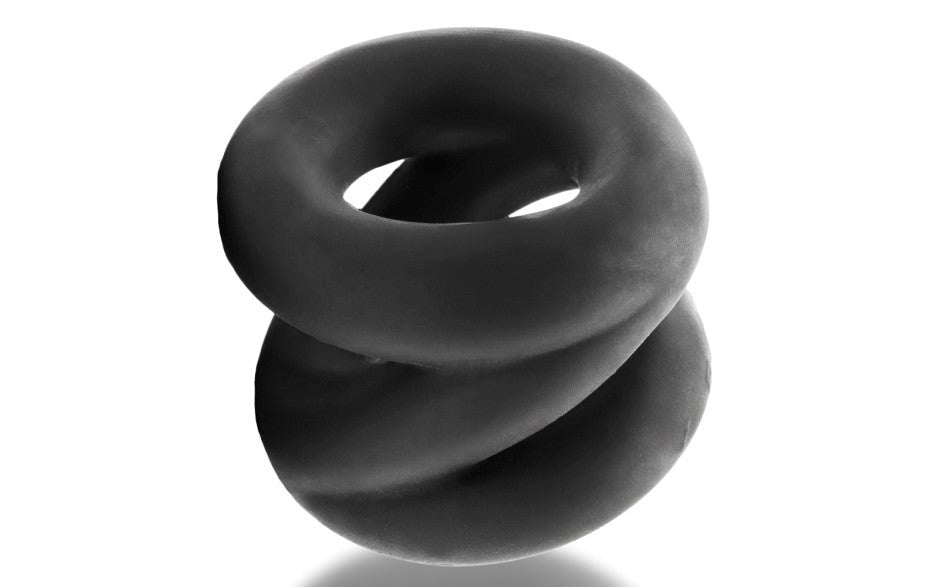 OxBalls Z Balls Zig Zag Cock Ring and Ball Stretcher Night Edition Premium - Ball and Cock Toys