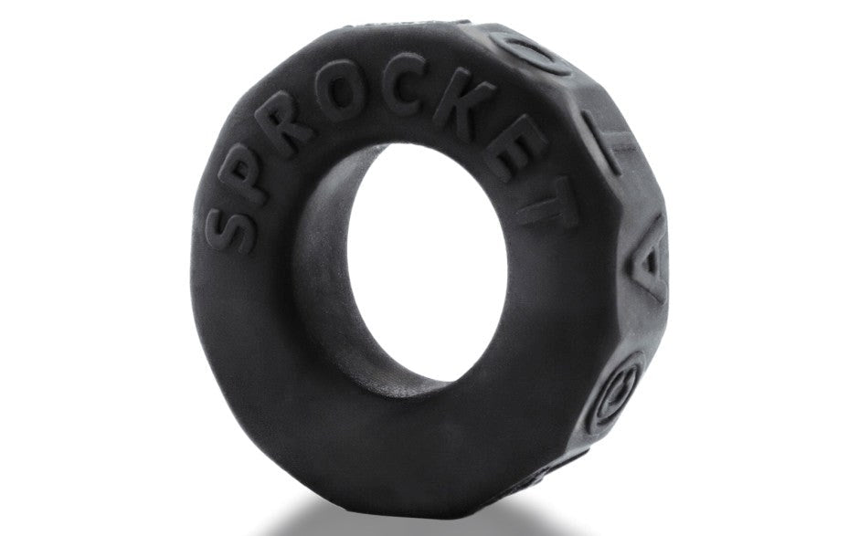 OxBalls Sprocket Comfort No Roll Stretchy Cock Ring Night Edition Premium - - Stretchy Cock Rings
