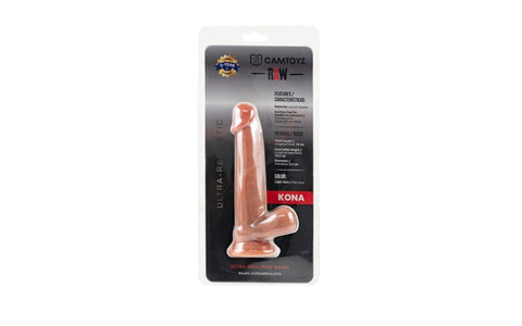 RAW Kona 19 cm Ultra Realistic Silicone Dildo with Posable Design - Realistic Dildos