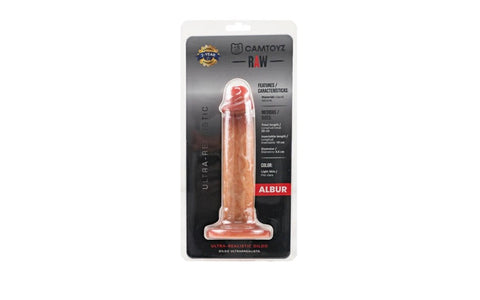 RAW Albur Ultra Realistic Silicone Dildo 20cm with Authentic Texture - Realistic Dildos