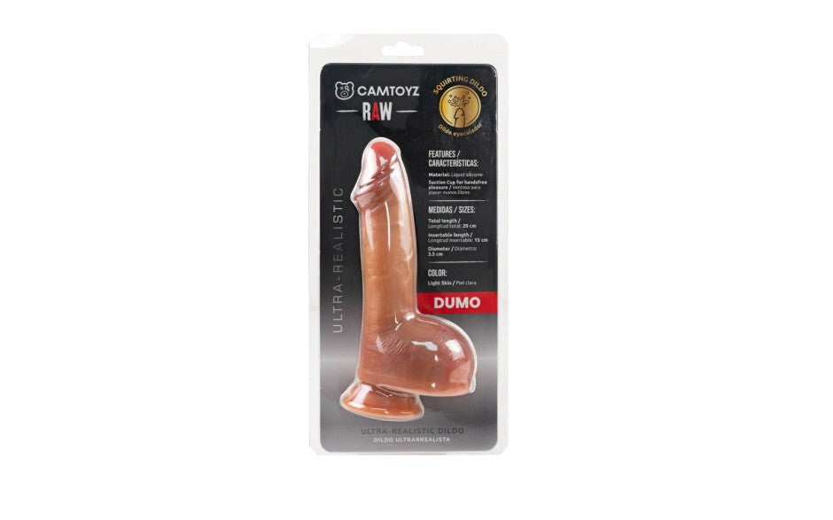 RAW Raw Dumo Ultra Realistic Silicone Dildo 20cm Ultra Realistic Design - - Realistic Dildos