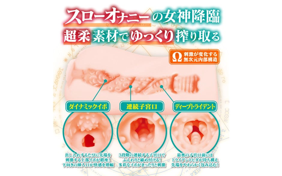 Yuira DELLTORO OMEGA Slow Onanie Male Masturbator with Manual Control - - Masturbators and Strokers