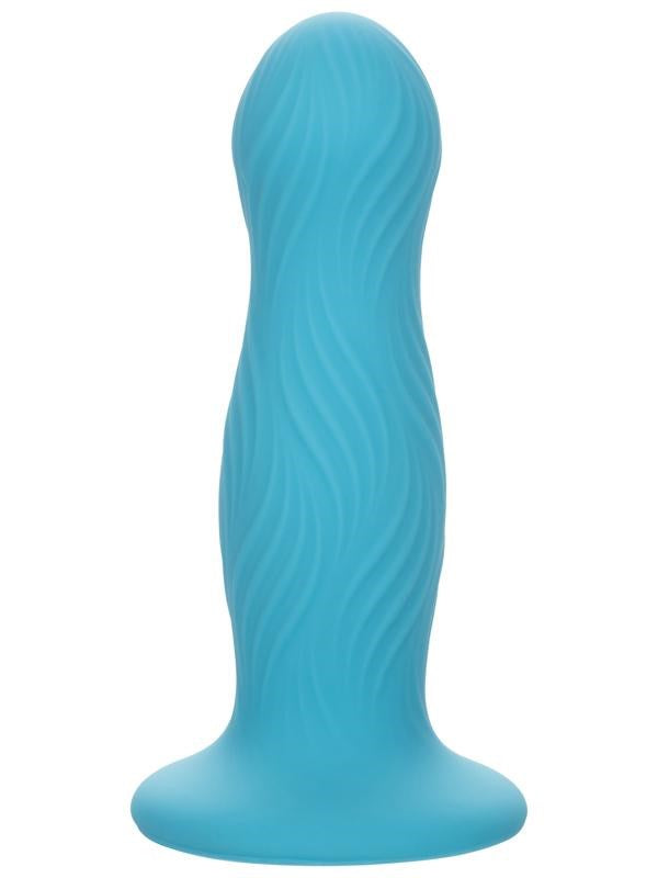 California Exotics Wave Rider Swell Vaginal Silicone Dong with Textured Waves - Non-Realistic Dildos