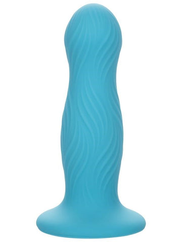 California Exotics Wave Rider Swell Vaginal Silicone Dong with Textured Waves - Non-Realistic Dildos