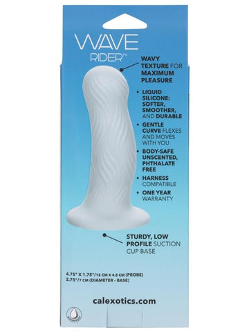 California Exotics Wave Rider Foam G Spot Silicone Dildo with Textured Design - Non-Realistic Dildos