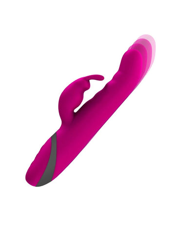 BMS Factory Commotion Cha Cha Thrusting Rabbit Vibrator Raspberry G Spot - Rabbit Vibrators