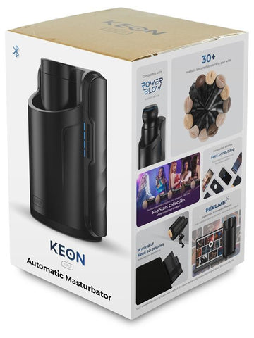 Kiiroo Keon Combo Set White with Automatic Male Stroker Interactive Sex Toy - Masturbators and Strokers