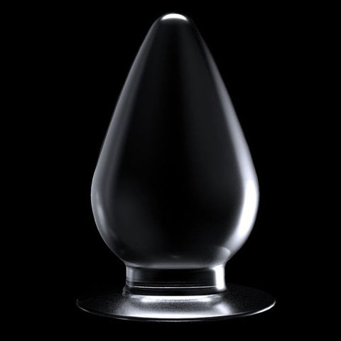 Lovetoy Flawless Tapered Tip Butt Plug 11.5cm Clear TPE Anal Stimulation - Butt Plugs