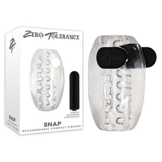 Zero Tolerance Snap Egg Shaped Vibrating Mens Stroker - - Masturbators and Strokers