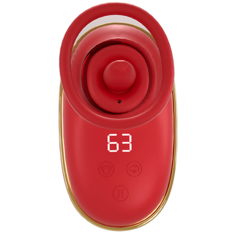 Amovibe Vortex Sucking & Licking Clitoral Stimulator Red - Clit Ticklers and Pulsators