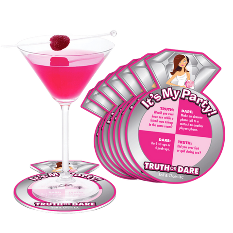 Bride To Be Truth or Dare Novelty Coaster - Party Gifts and Novelties