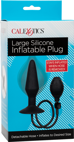 California Exotics Silicone Inflatable Butt Plug Large - - Butt Plugs