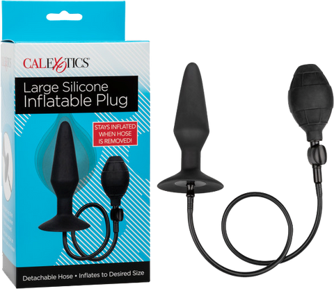 California Exotics Silicone Inflatable Butt Plug Large - Butt Plugs